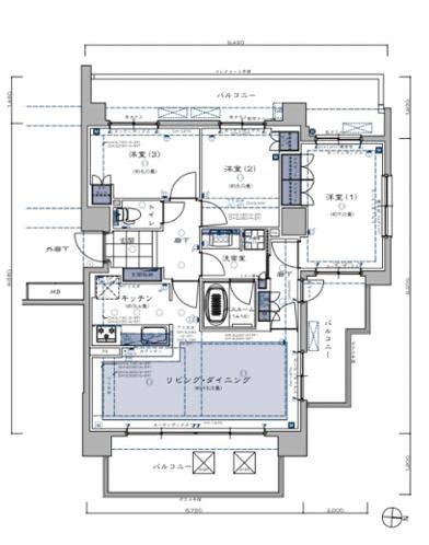 3LDK Investment Condo for Sale in Ota, Tokyo with Immediate Rental Income - Thumbnail 2