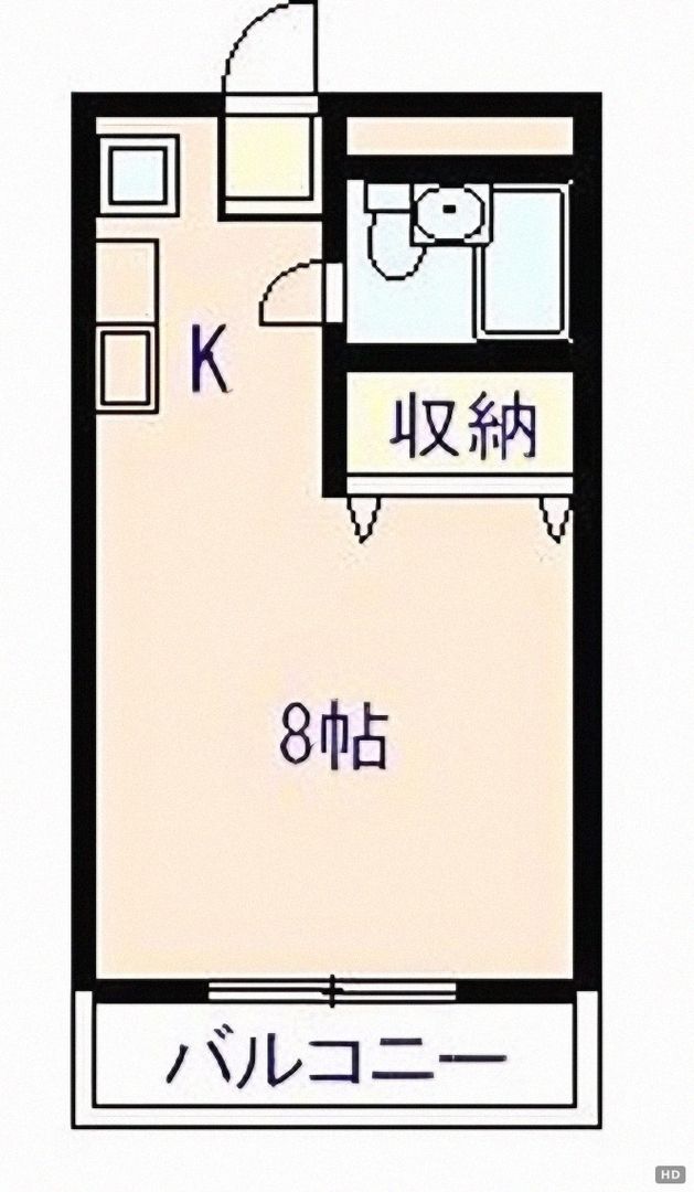 Maebashi 1R Apartment with Free Wi-Fi, Near Gunma University - Thumbnail 3