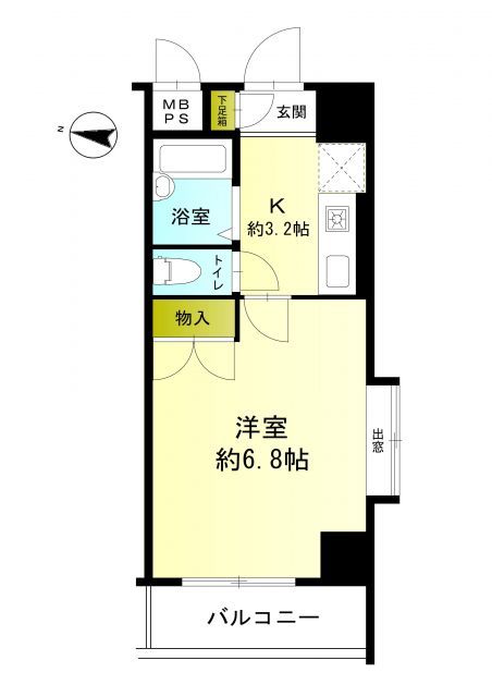 1K Apartment for Sale in Kitakyushu, Fukuoka - 1.3M JPY - Thumbnail 4