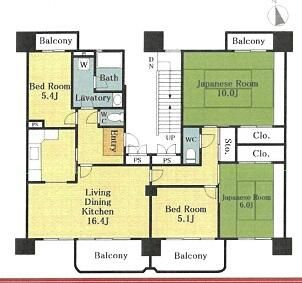 4LDK Apartment for Sale in Sakai, Osaka - 96.73 sqm - Thumbnail 2