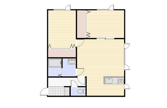 2LDK Apartment for Rent in Sapporo Higashi-ku, Pet Friendly - Thumbnail 2