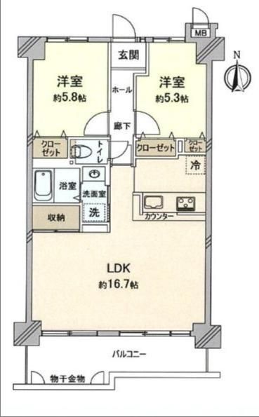 Renovated 2LDK Apartment for Sale in Sakai, Osaka - Thumbnail 2