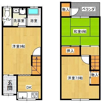 3DK Terrace House for Sale in Neyagawa, Osaka - Thumbnail 4