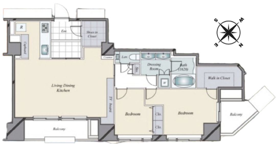 2LDK Apartment for Sale in Motoazabu, Minato, Tokyo - Thumbnail 3