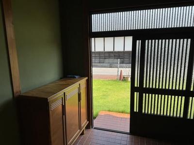 5DK Detached House in Higashimiyoshi, Tokushima - 136.88 sqm — Front_door, Higashi Miyoshi, Tokushima