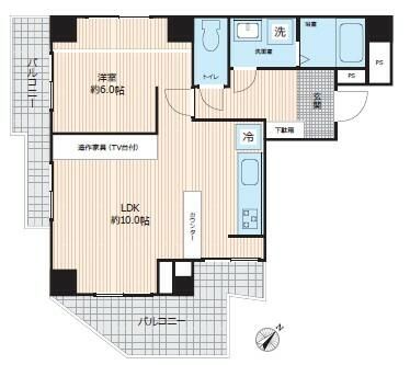 1LDK Apartment for Sale in Mitaka, Tokyo - Investment Property - Thumbnail 2