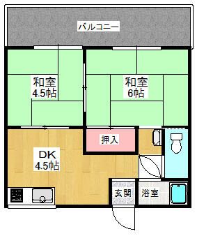2DK Apartment for Rent near Minoh Station, Osaka - 50,000 JPY - Thumbnail 2