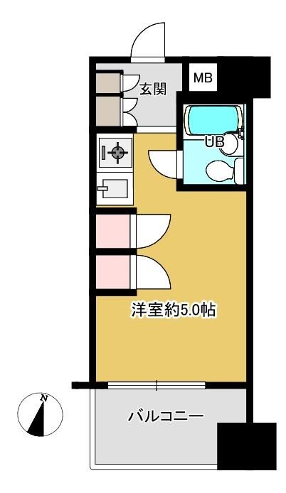 One-Room Investment Condo for Sale near Tennoji Station, Osaka - Thumbnail 2
