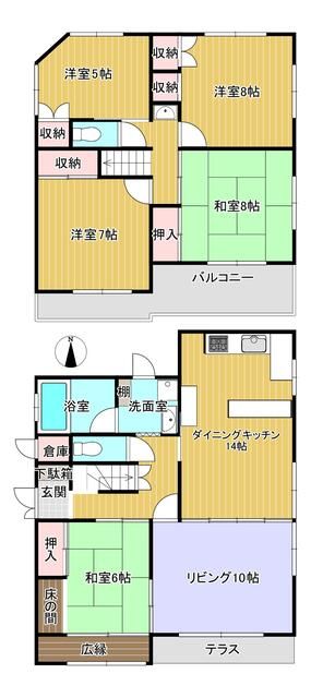 5LDK Detached House for Sale in Owariasahi, Aichi - Thumbnail 2