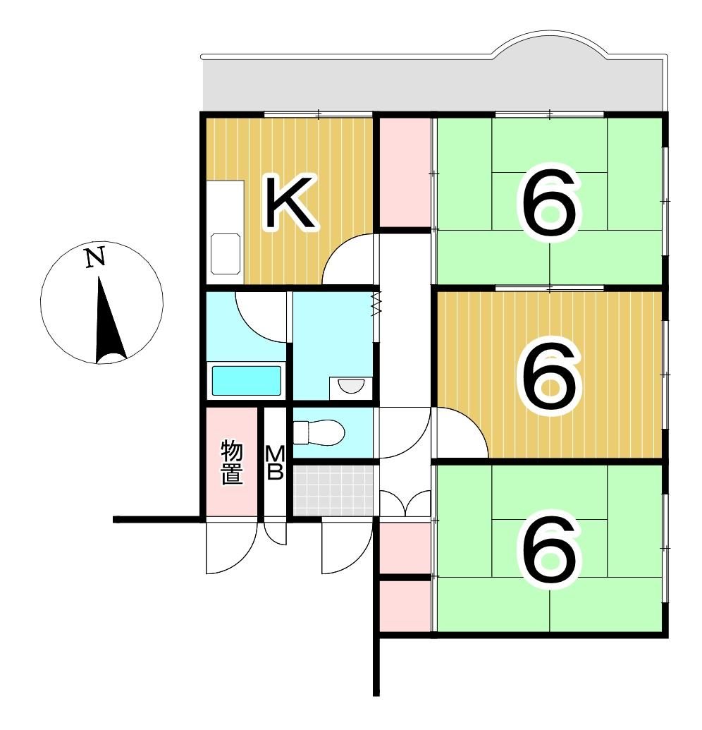 3K Apartment for Sale in Takamatsu, Kagawa - Akiya Bank Listing - Thumbnail 2
