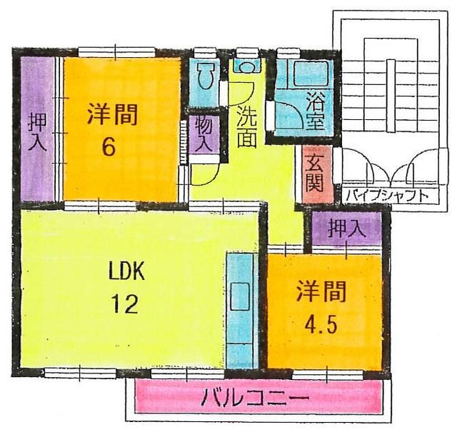 2LDK Corner Apartment for Sale in Kōnan City, Aichi - Thumbnail 2