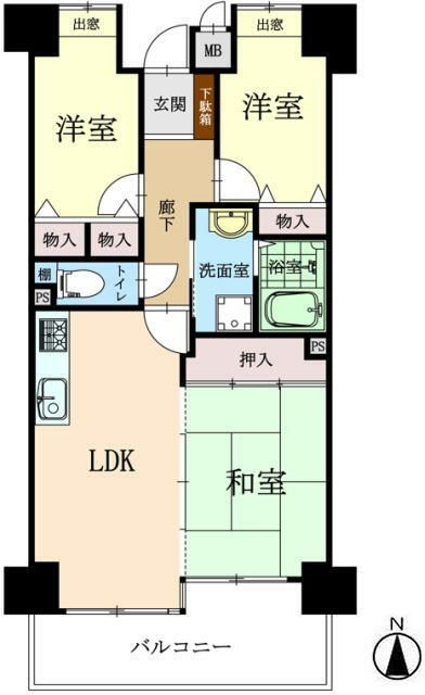 3LDK Apartment for Sale in Lions Mansion Shin-Osaka VI, Yodogawa - Thumbnail 4