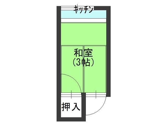 1R Apartment for Rent in Suminoe Ward, Osaka | 6.4㎡ - Thumbnail 2