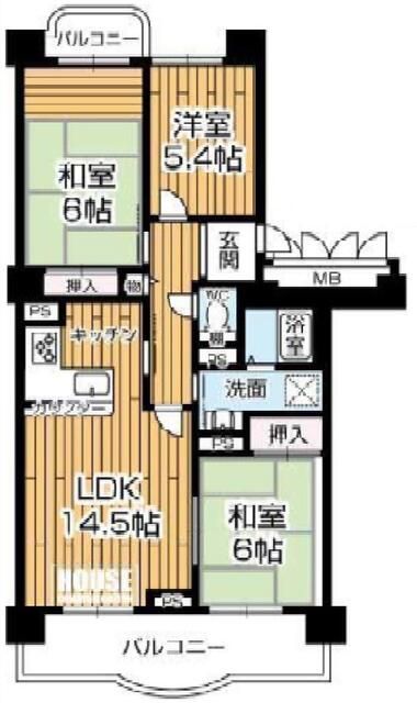 3LDK Apartment for Sale in Abeno, Osaka - Near Abeno Station - Thumbnail 2