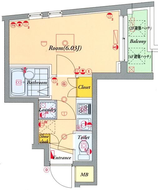 1K Investment Apartment for Sale in Nakano, Tokyo - Thumbnail 3