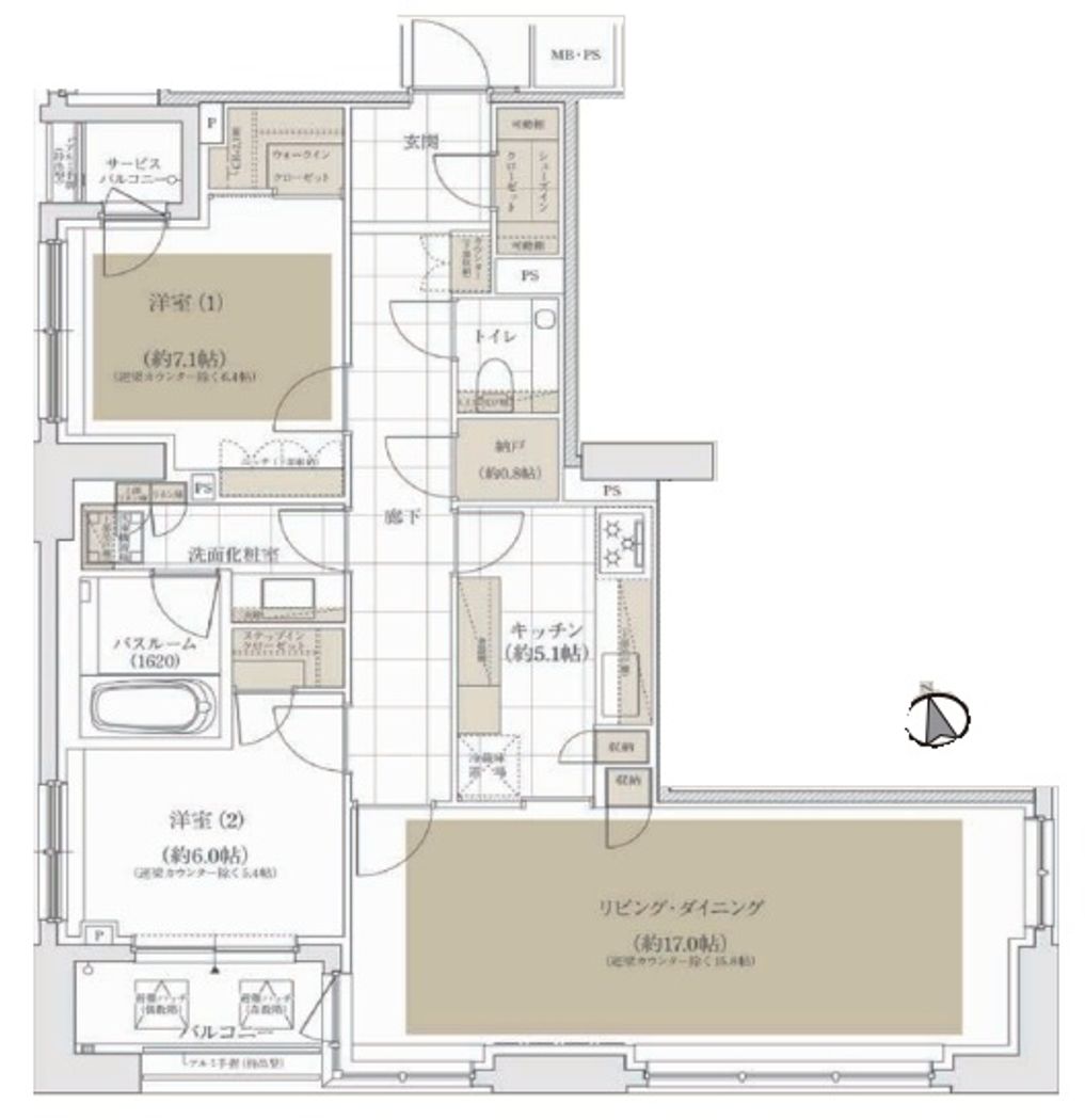 New 2LDK Apartment in Azabudai, Minato with Tokyo Tower Views - Thumbnail 3