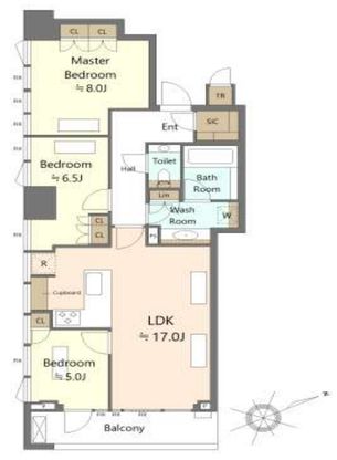 New 3LDK Apartment for Sale in Mita, Minato-ku, Tokyo - Thumbnail 4