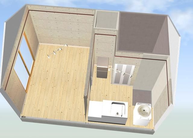 1K Apartment for Rent in Kofu, Yamanashi - 27,000 Yen - Thumbnail 4