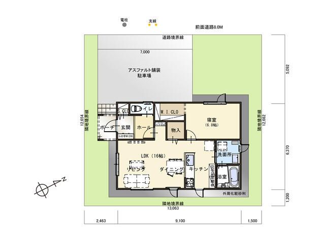 New 1LDK Single-Story House for Sale in Chitose, Hokkaido - Thumbnail 3