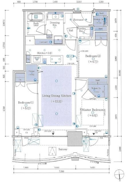 New 3LDK Apartment in THE TOYOMI TOWER, Chuo Ward Tokyo - Thumbnail 2