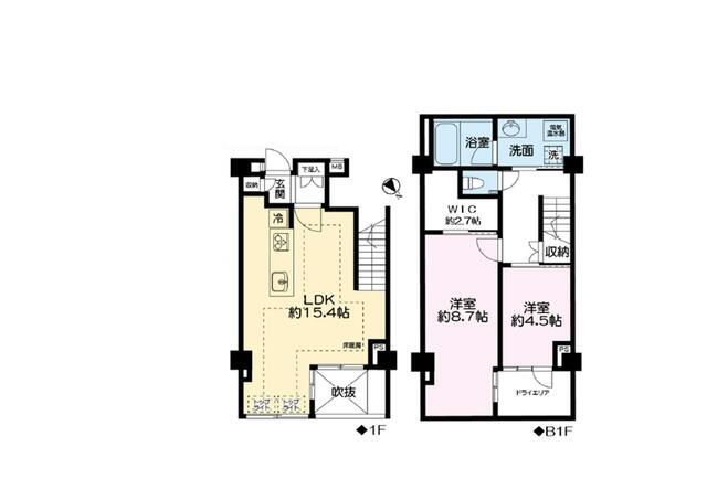 2LDK Maisonette Apartment for Sale in Shibuya, Tokyo - Thumbnail 4