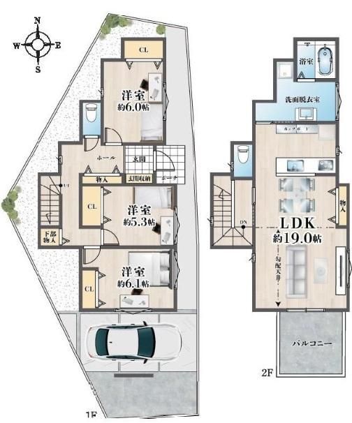 2025 Built 3LDK House for Sale in Takatsuki, Osaka - Thumbnail 2