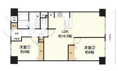 Renovated 2LDK Apartment for Sale in Sakai, Osaka - Thumbnail 2
