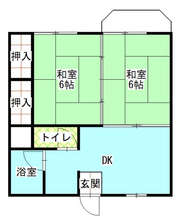 2DK Apartment with Views in Mimasaka City, Okayama - Thumbnail 2