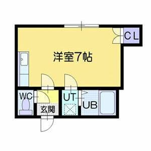 1R Apartment for Rent near Kita 24-jo Station, Sapporo - Thumbnail 2