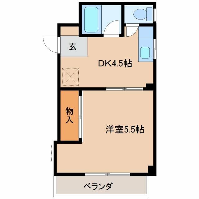 1DK Apartment for Rent in Toyama City near Toyama University - Thumbnail 2