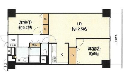 2LDK Apartment for Sale in Sakai, Osaka - 63.28 sqm - Thumbnail 2