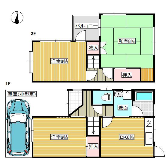 Terraced House for Sale in Minoh, Osaka - 3DK with Tenant - Thumbnail 3