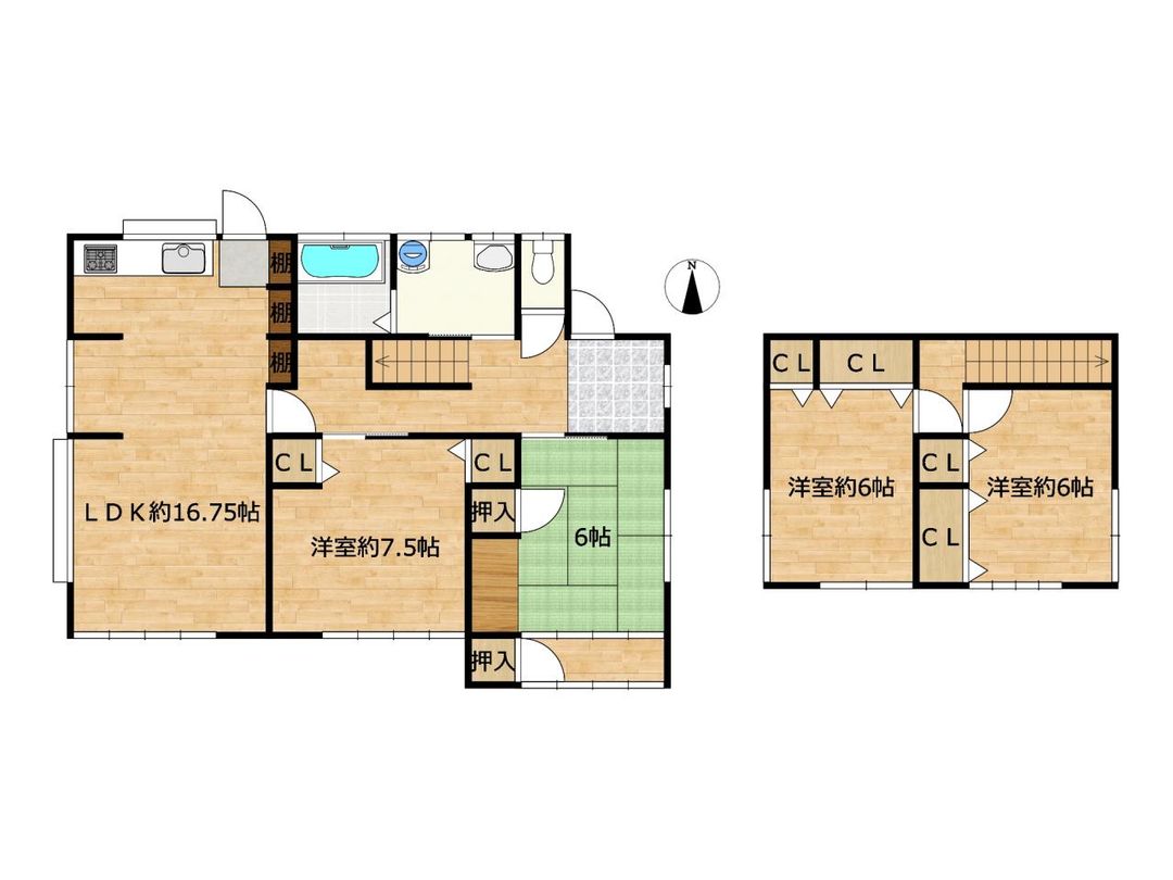 4LDK Detached House in Tobe Town, Ehime – 118 sqm - Thumbnail 2