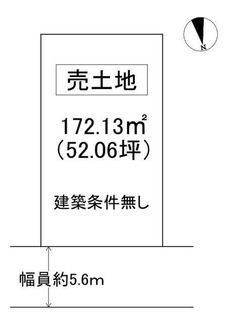 52.06 Tsubo Residential Land Plot in Kyotamba-cho, Kyoto - Thumbnail 2