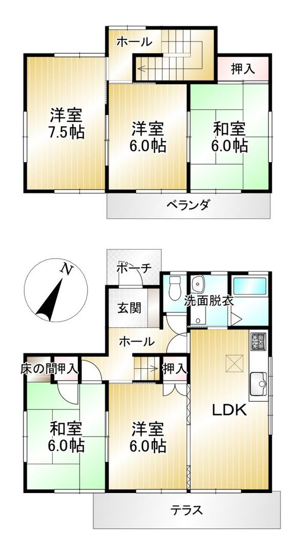 5LDK Detached House for Sale in Kiyosu, Aichi - Thumbnail 3
