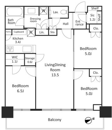 Global Front Tower Apartment 77m² in Minato, Tokyo - Thumbnail 4