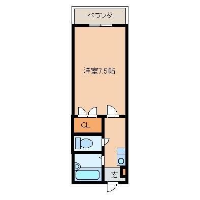 1.4 Million Yen 1-Room Apartment for Sale in Oita City - Thumbnail 2