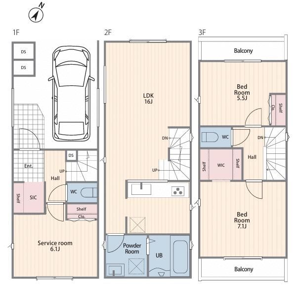New 2SLDK House for Sale in Sagamihara, Kanagawa - 2025 Build - Thumbnail 2
