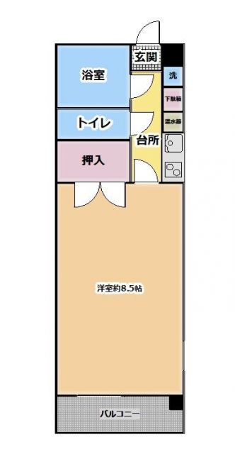 1K Apartment for Sale in Miyazaki City - Thumbnail 3