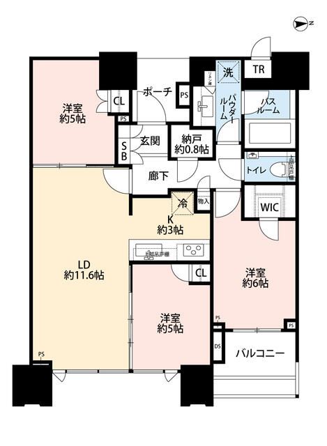 3SLDK Apartment in Harumi, Tokyo - DEUX TOURS Canal & Spa WEST - Thumbnail 2