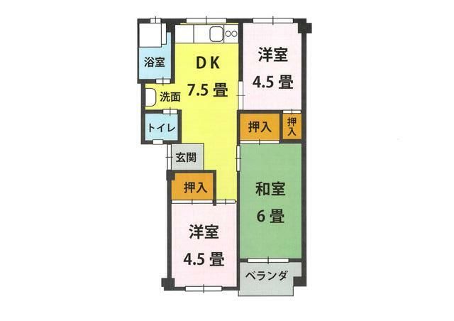 3DK Apartment for Rent in Yura, Wakayama with 0 Yen Move-In Offer - Thumbnail 4