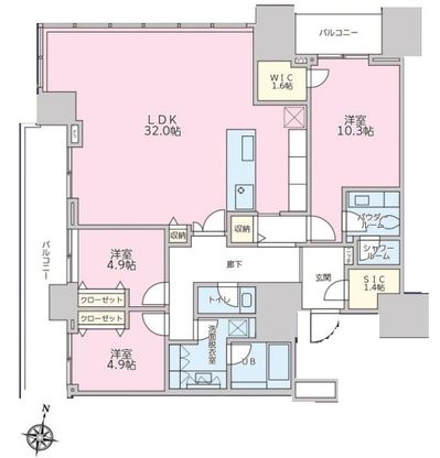3LDK Apartment for Sale in Akasaka, Minato, Tokyo - Thumbnail 4