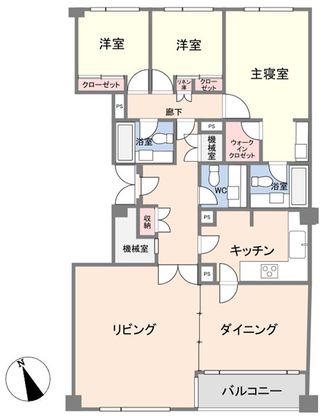 3LDK Apartment for Sale in Aobadai, Meguro, Tokyo - Thumbnail 4