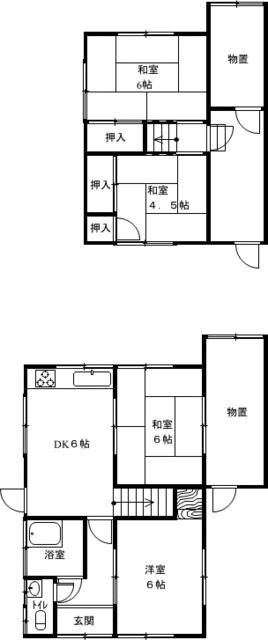 4SDK Wooden House for Sale in Awa City, Tokushima - Thumbnail 3