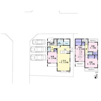 Newly Built 4LDK House in Kanazawa-ku, Yokohama — Floorplan, Kanazawa, Kanagawa