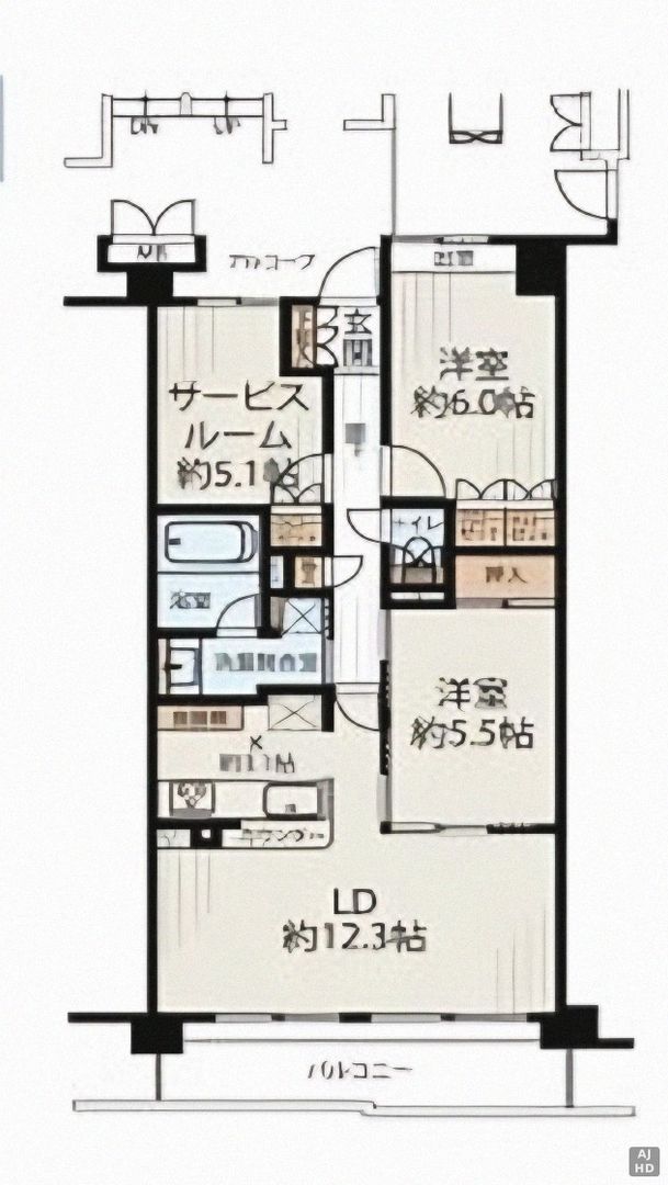 Renovated 2SLDK Apartment for Sale in Nerima, Tokyo - Thumbnail 2