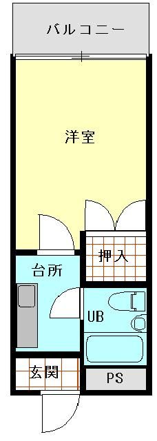 1K Apartment for Rent in Kashihara, Nara - 25,000 Yen - Thumbnail 2