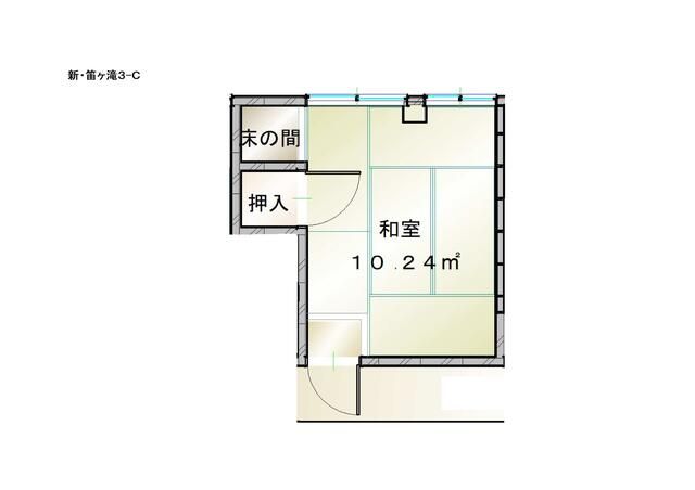 Affordable 1R Studio for Rent in Kumakogen, Ehime - Thumbnail 4