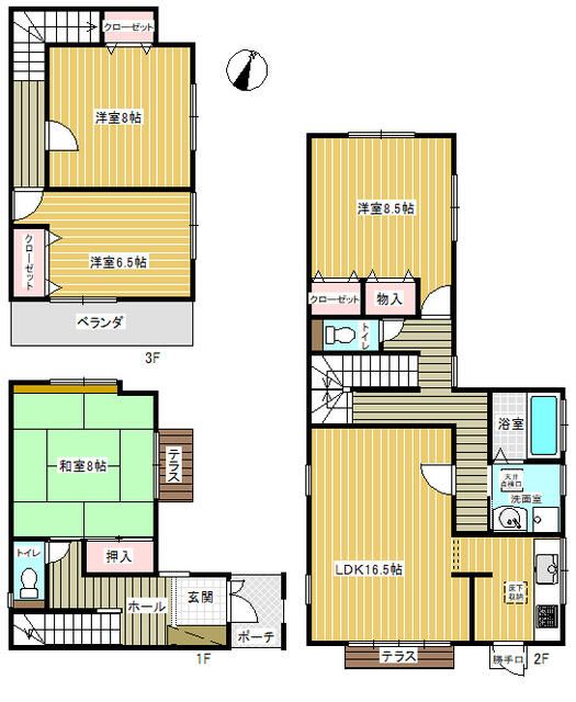 4LDK Family House for Sale in Seto, Aichi | 124.68㎡ - Thumbnail 2