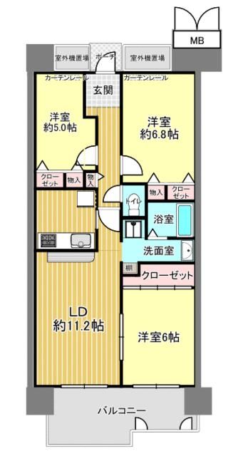Renovated 3LDK Apartment for Sale in Kishiwada, Osaka - Thumbnail 3